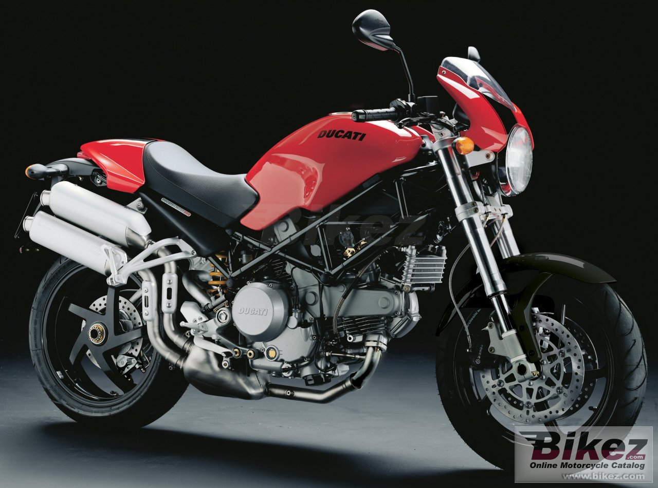 Big Ducati monster s2r picture and wallpaper from Bikez.com